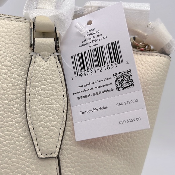 Kate Spade Monica Satchel Buttermilk Glaze - Picture 8 of 12